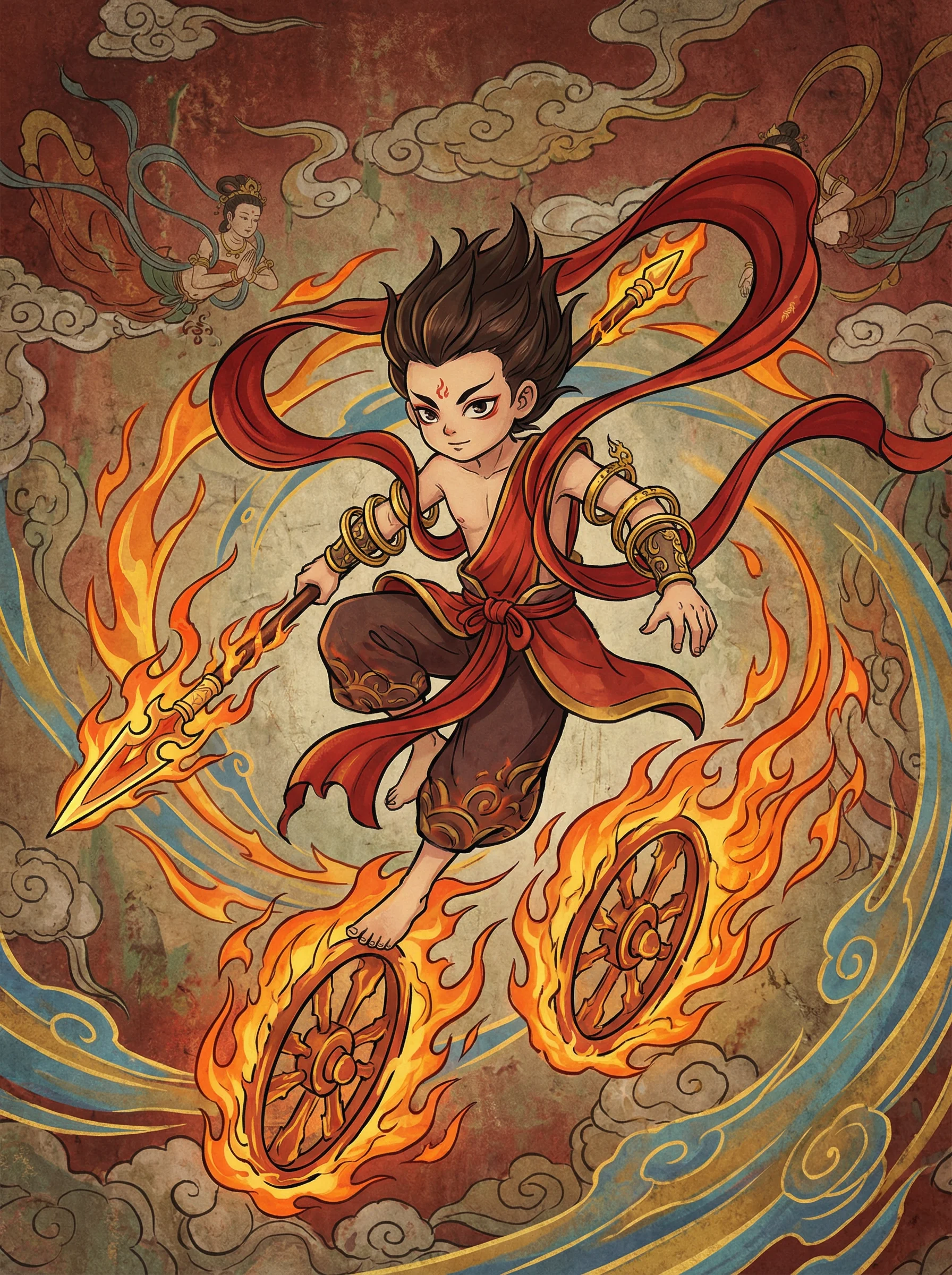 哪吒 - heiliaowang 封神榜阐教动漫角色